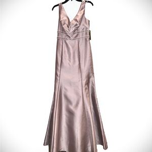 Elegant Satin Evening Gown